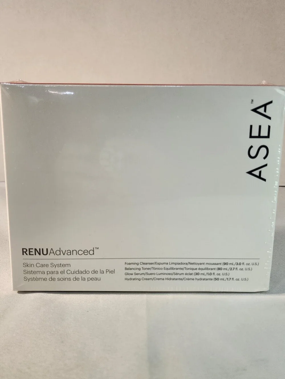 ASEA RENUAdvanced Hydrating Skin Care System - expires 05/27 Lot# K131025-4